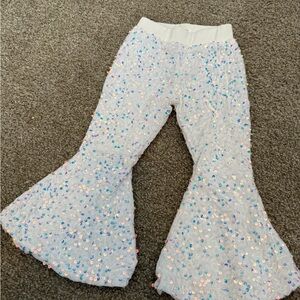 Sequin Flare Kids Pants